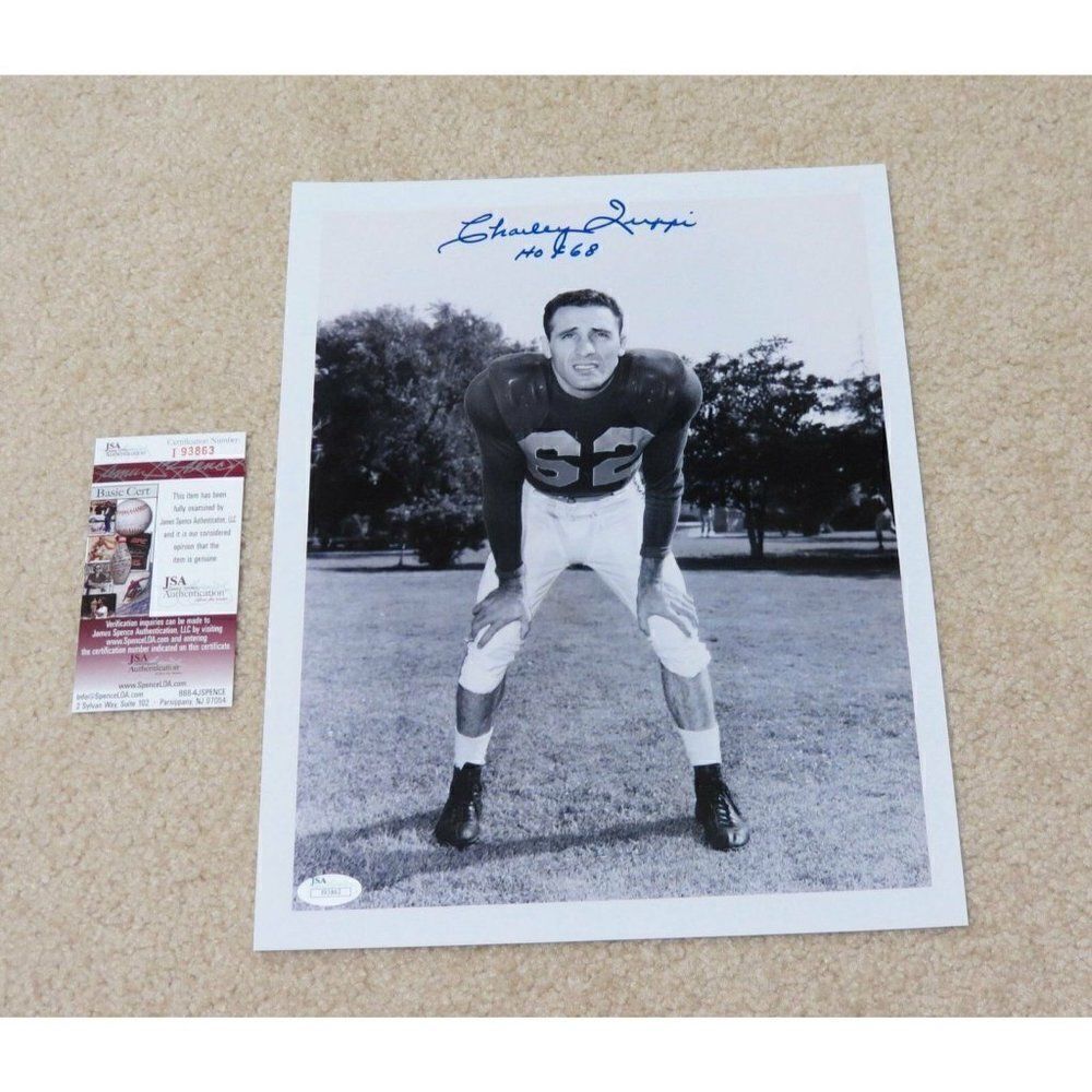 Charley Trippi Signed 11X14 Photo Inscribed HOF 68 JSA COA - Picture 1 of 5